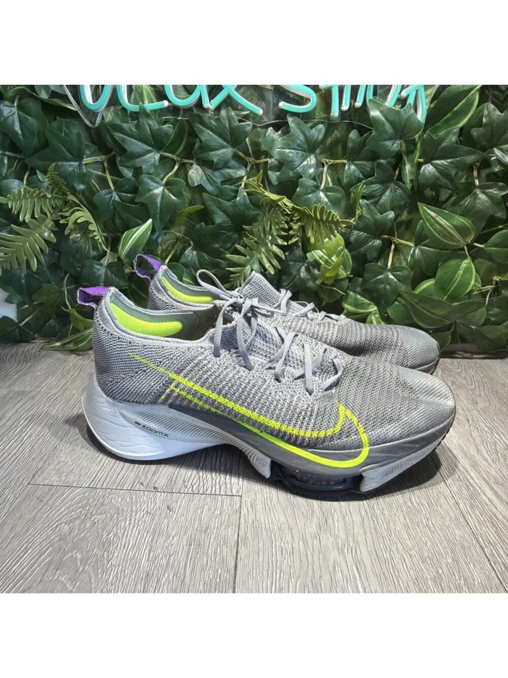 Nike AIR ZOOM TEMPO NEXT FLYKNIT Men´s Running Shoes Grey CI9923-004 Size 10